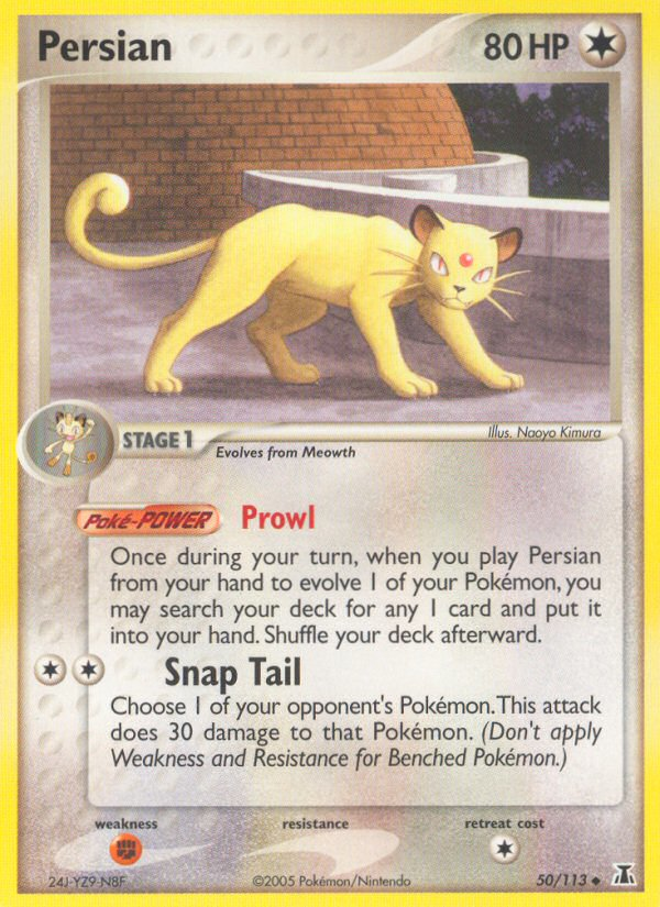 EX Delta Species Persian #50/113
